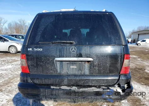 2005 Mercedes-Benz Ml 500 из США, поврежденный, VIN 4JGAB75E05A539534